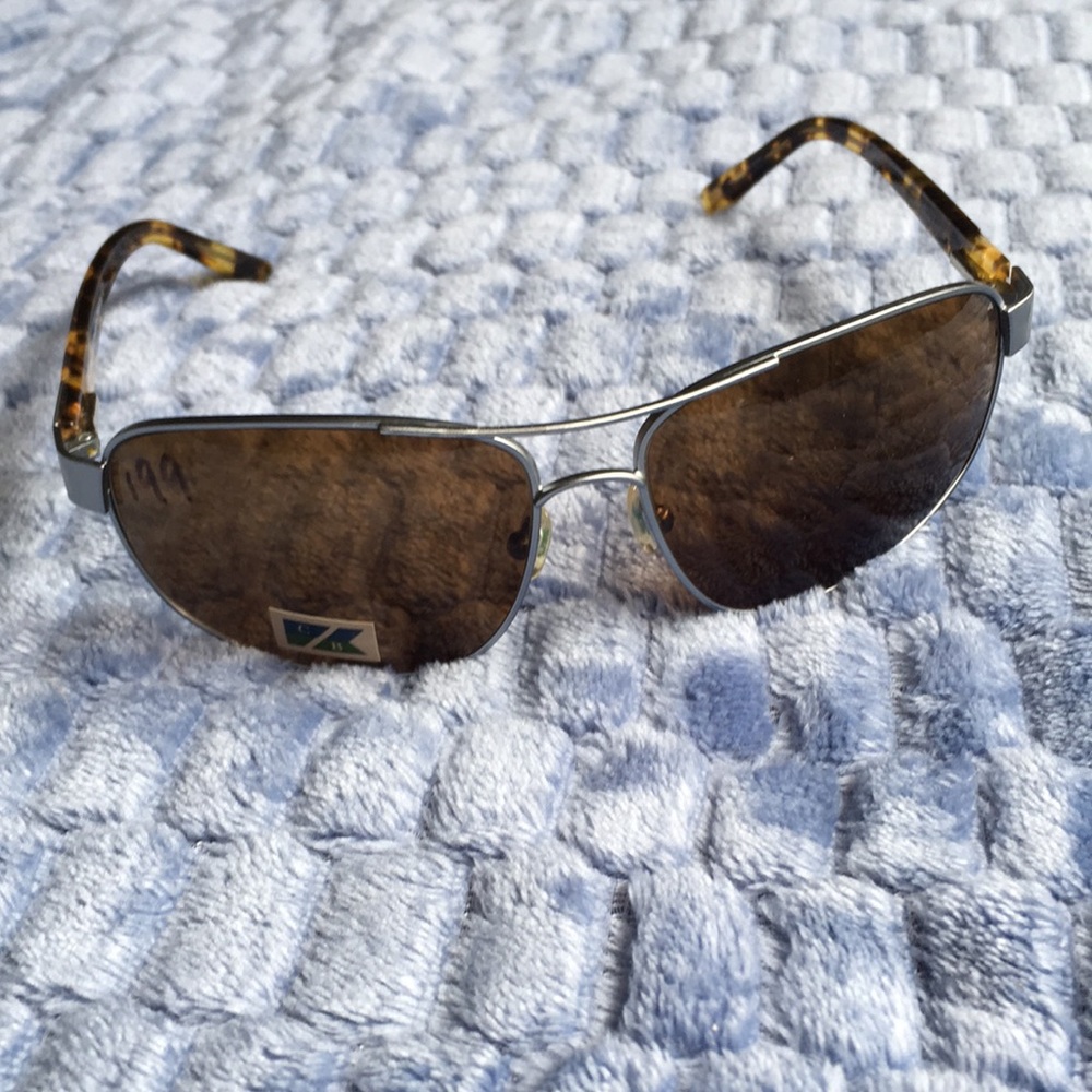 Cutter & Buck Wire Frame Paradise Cove Polarized Gunmetal Sunglasses